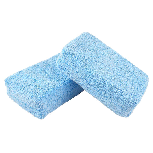 Microfiber Wax Applicator Blue 4" x 6"