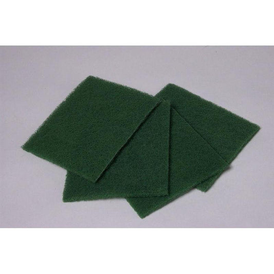 Scrub Pad Green 6" x 9" 10pk