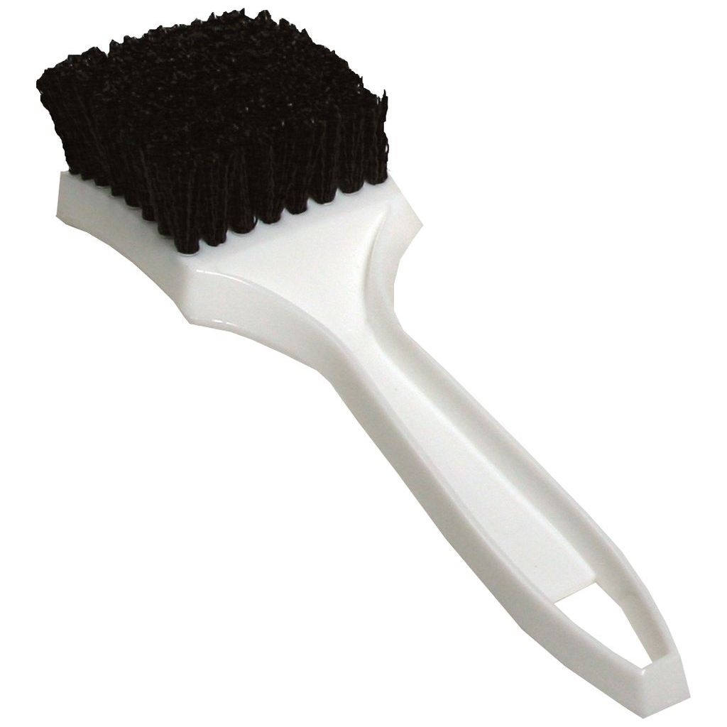 Black Nylon Floor Mat Brush