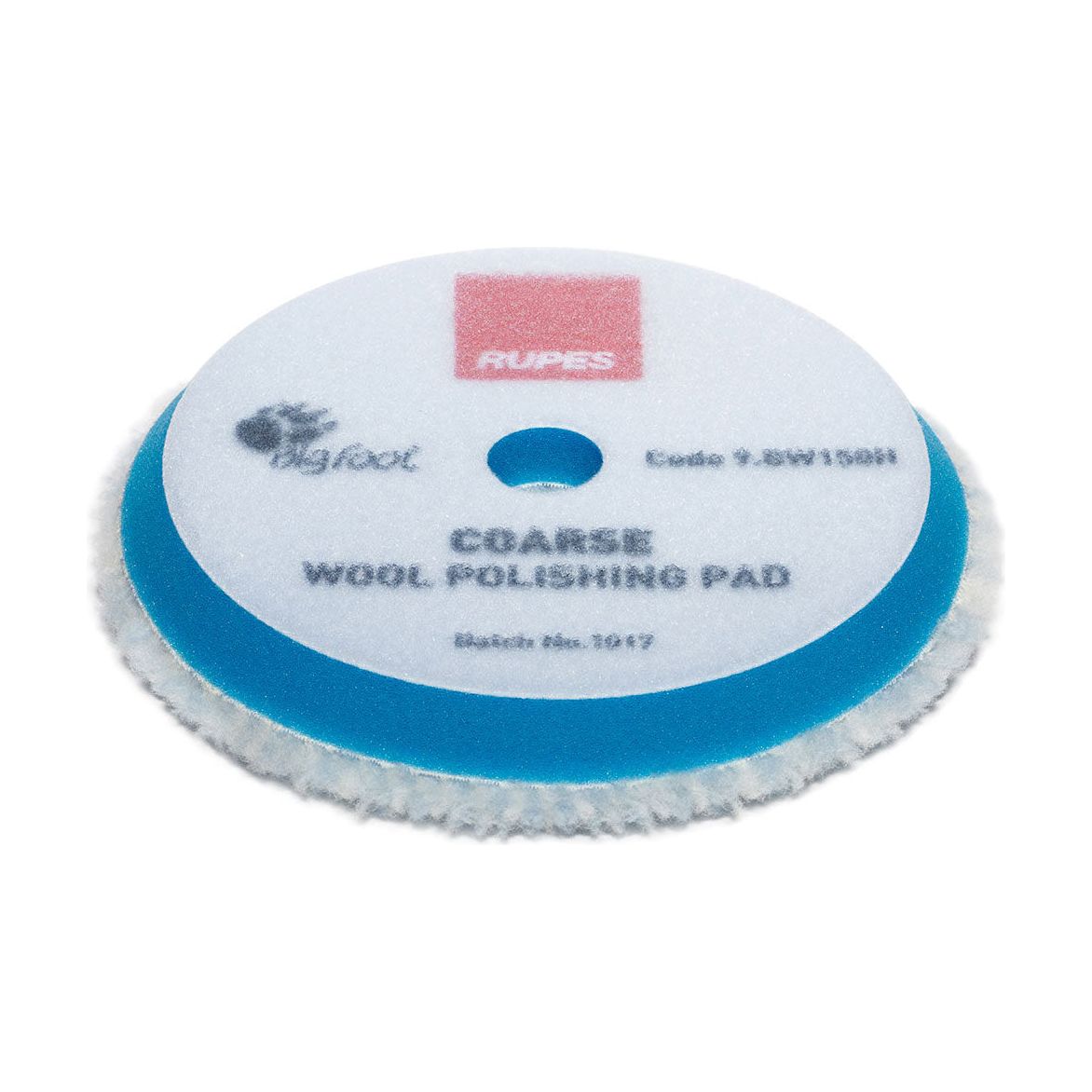 5" Blue Coarse DA Wool Pad