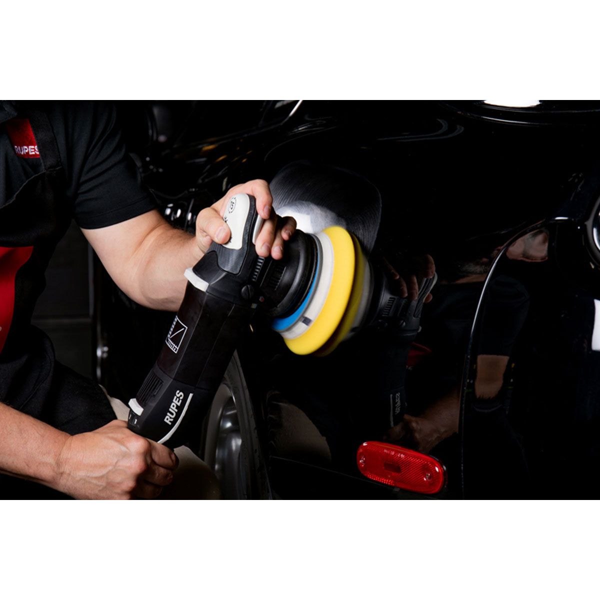 3" Yellow DA Fine Random Orbital Foam Pad