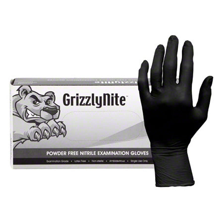 Powder Free Black Nitrile Gloves