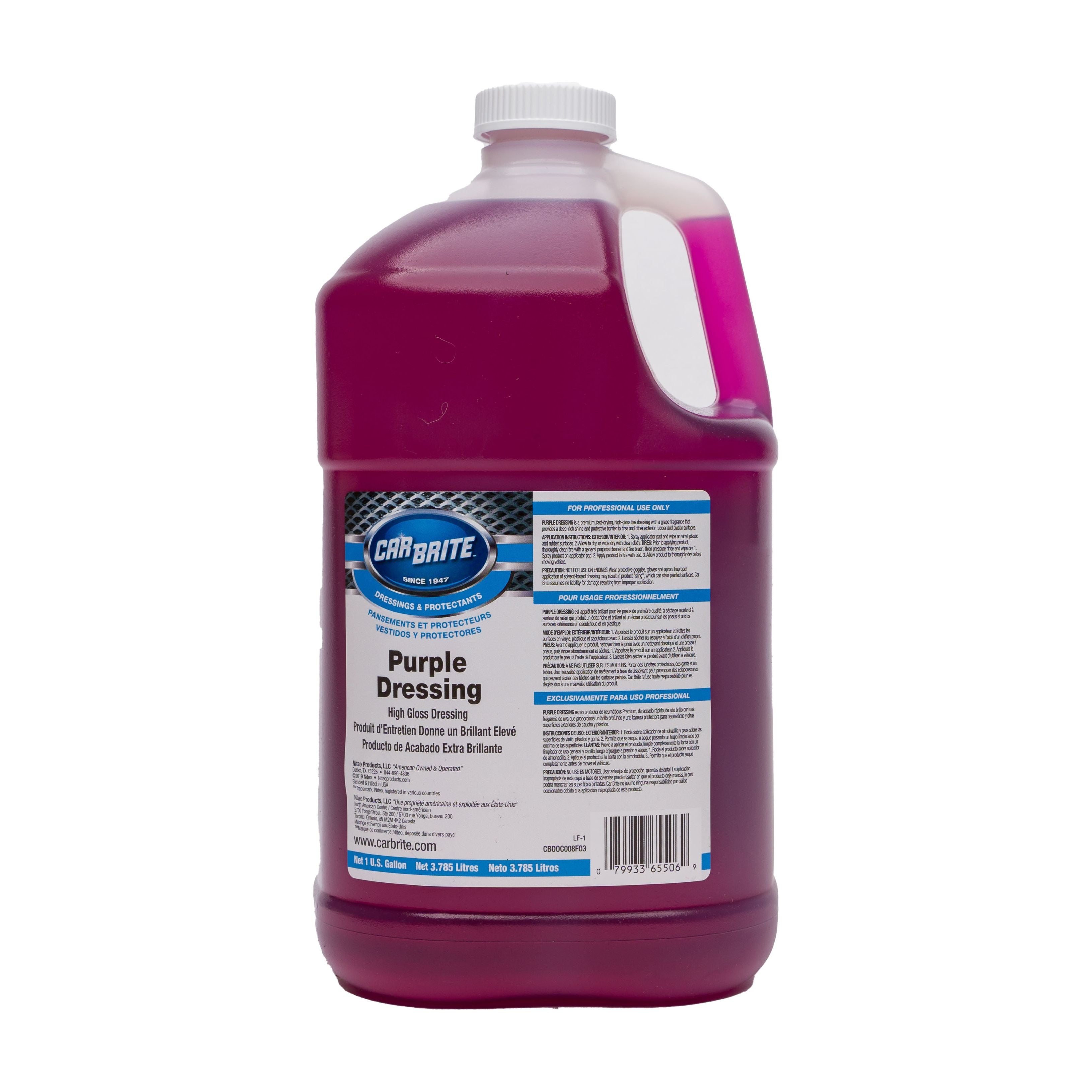 purple tire dressing Car Brite Purple Dressing (GAL)