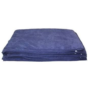 Deluxe Blue Microfiber Towel 12/PK