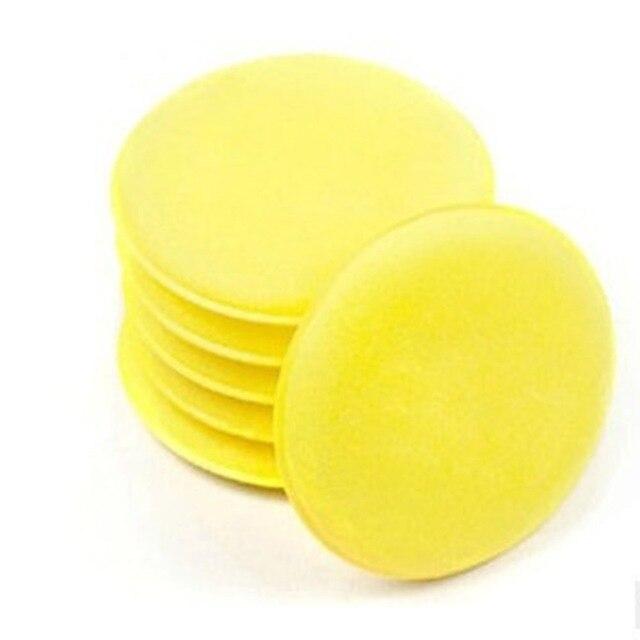 Round Yellow Foam Wax Applicator 6pk