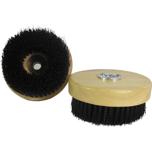 5" Diameter Direct Mount Wood Block Rotary Brush