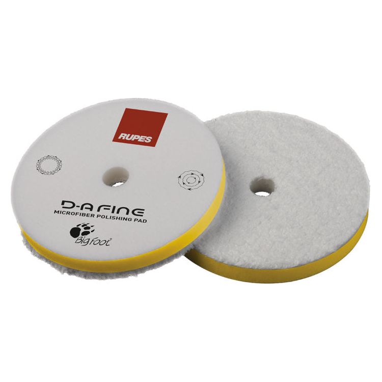 Rupes D-A Yellow Fine Microfiber Polishing Pad